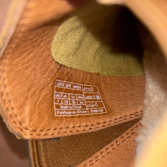 UGG Women's Brown Suede Loafers - Picture 2 of 9